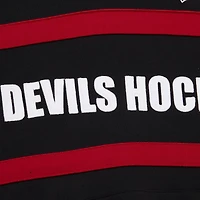 Sweat à capuche noir Mitchell & Ness pour homme avec slogan de l'entraîneur-chef des Devils du New Jersey