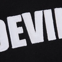 Sweat à capuche noir Mitchell & Ness pour homme avec slogan de l'entraîneur-chef des Devils du New Jersey