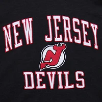 T-shirt flammé légendaire des Devils du New Jersey noir Mitchell & Ness pour hommes