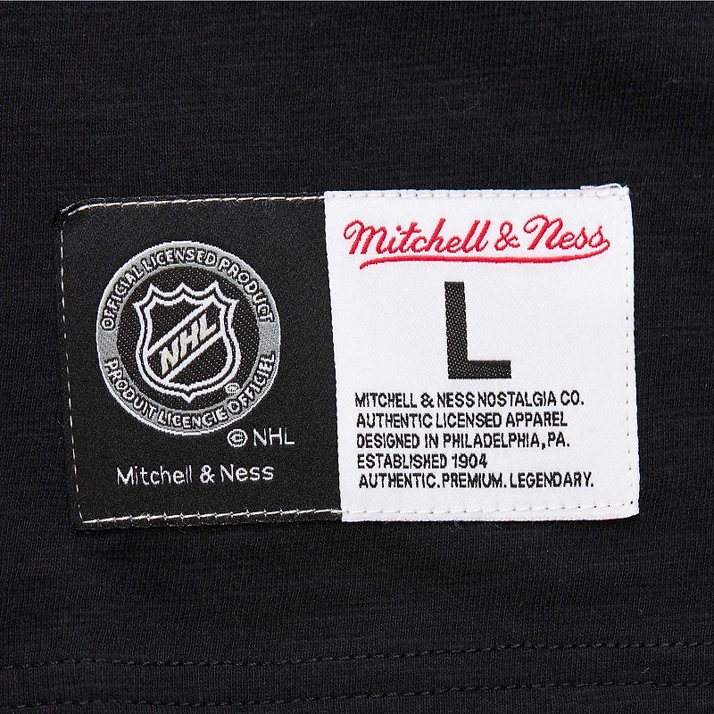 T-shirt flammé légendaire des Devils du New Jersey noir Mitchell & Ness pour hommes