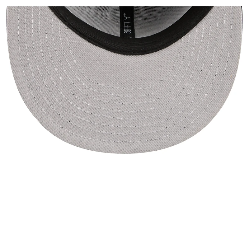 Casquette ajustée New Era 59FIFTY noire pour homme, motif Jersey Devils.