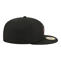 Men's New Era Black Jersey Devils Color Pop 59FIFTY Fitted Hat