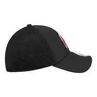 Men's New Era  Black Jersey Devils Logo 39THIRTY Flex Hat