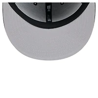 Casquette ajustée 59FIFTY noire New Era pour homme, motif State Stitch des Devils du Jersey