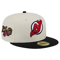 Men's New Era  Cream Jersey Devils America's 250th Two-Tone 59FIFTY Fitted Hat