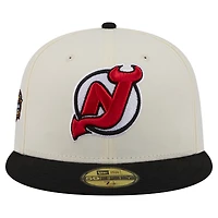 Men's New Era  Cream Jersey Devils America's 250th Two-Tone 59FIFTY Fitted Hat