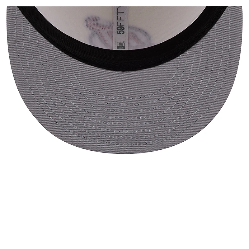 Men's New Era  Cream Jersey Devils America's 250th Two-Tone 59FIFTY Fitted Hat