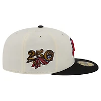 Men's New Era  Cream Jersey Devils America's 250th Two-Tone 59FIFTY Fitted Hat