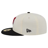 Men's New Era  Cream Jersey Devils America's 250th Two-Tone 59FIFTY Fitted Hat