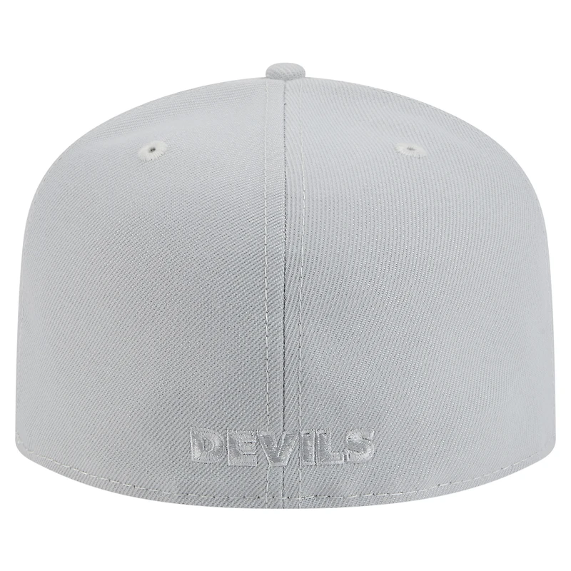 Casquette ajustée A-Frame 59FIFTY pour homme New Era Jersey Devils Color Pack gris