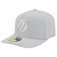 Casquette ajustée A-Frame 59FIFTY pour homme New Era Jersey Devils Color Pack gris