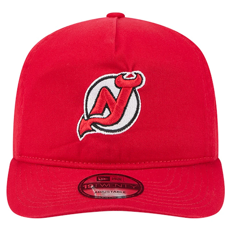 Casquette ajustable New Era rouge New Jersey Devils 19TWENTY pour homme