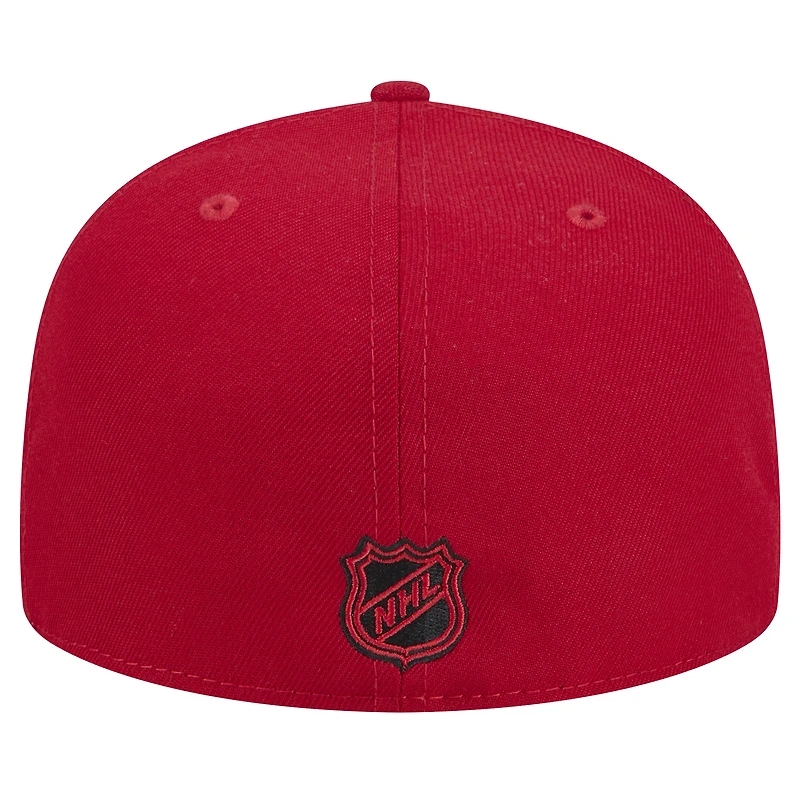 Casquette ajustée Core 59FIFTY des Devils du New Jersey de Era pour homme, rouge