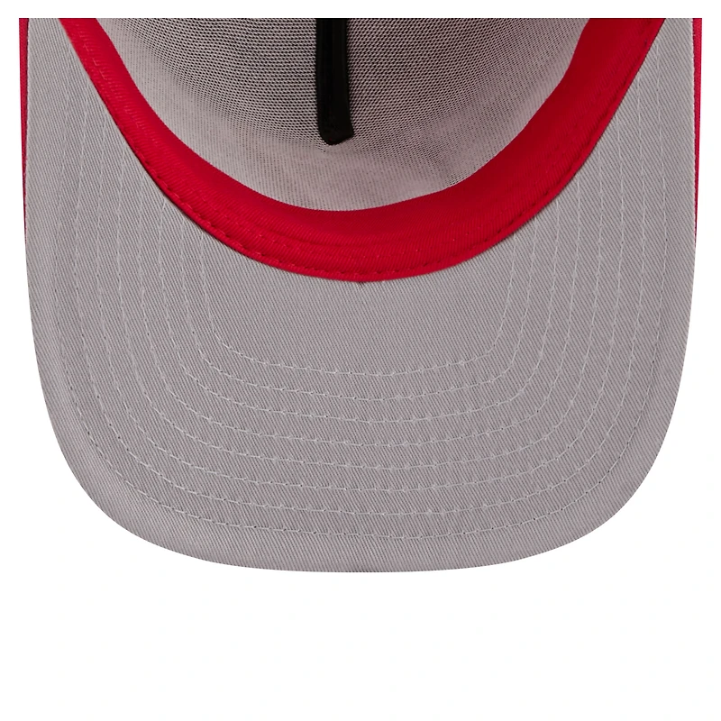 Casquette trucker New Era rouge New Jersey Devils 9FIFTY à fermeture snapback pour homme