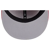 Casquette ajustée classique New Era rouge Jersey Devils pour homme