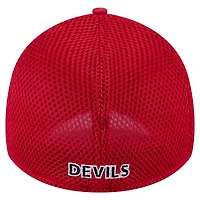 Casquette Linear Featherweight 39THIRTY Flex pour homme New Era Red Jersey Devils