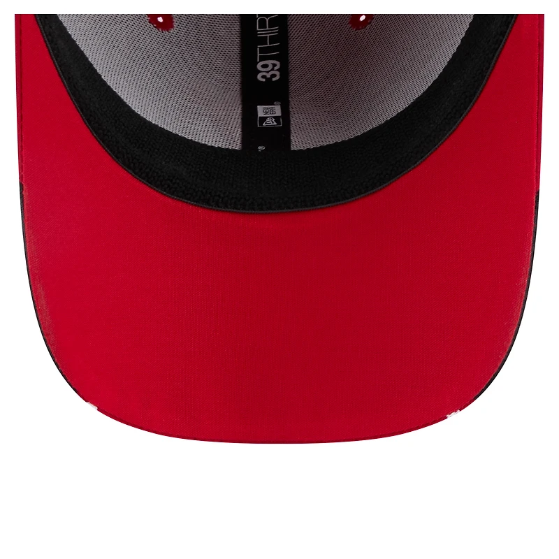 Casquette Linear Featherweight 39THIRTY Flex pour homme New Era Red Jersey Devils