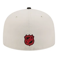 Men's New Era  Tan/Black Jersey Devils Localized City Icon 59FIFTY Fitted Hat