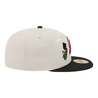 Men's New Era  Tan/Black Jersey Devils Localized City Icon 59FIFTY Fitted Hat