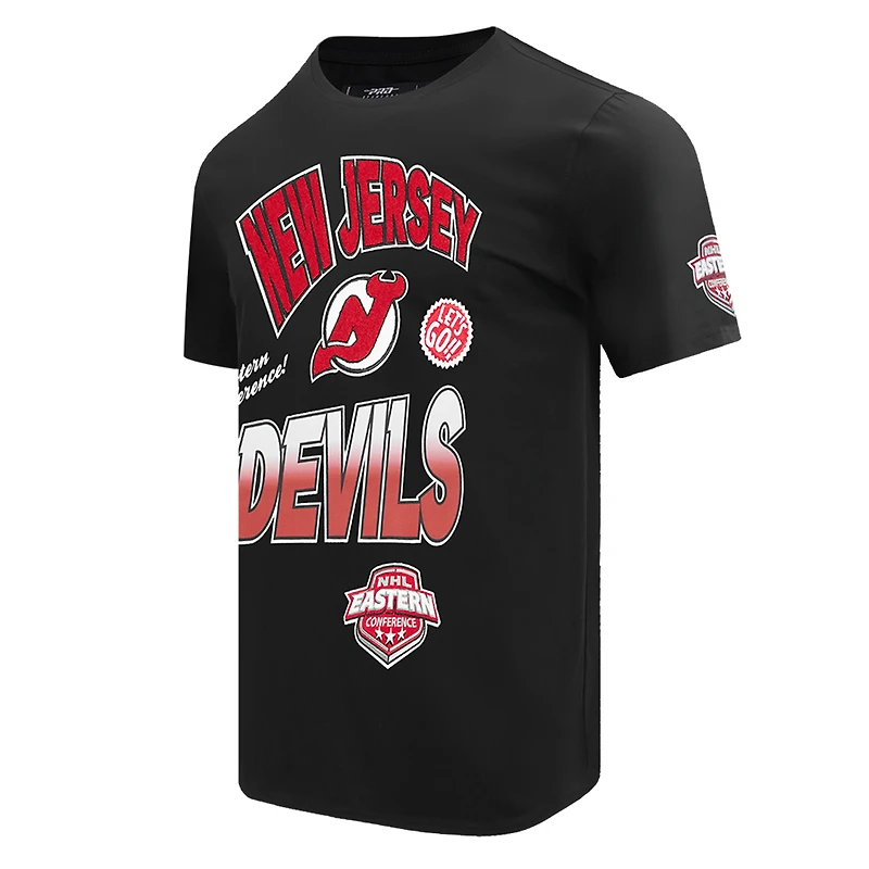 T-shirt noir Pro Standard pour homme des Devils du New Jersey Turn It Up