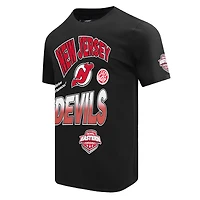 T-shirt noir Pro Standard pour homme des Devils du New Jersey Turn It Up