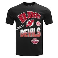 T-shirt noir Pro Standard pour homme des Devils du New Jersey Turn It Up