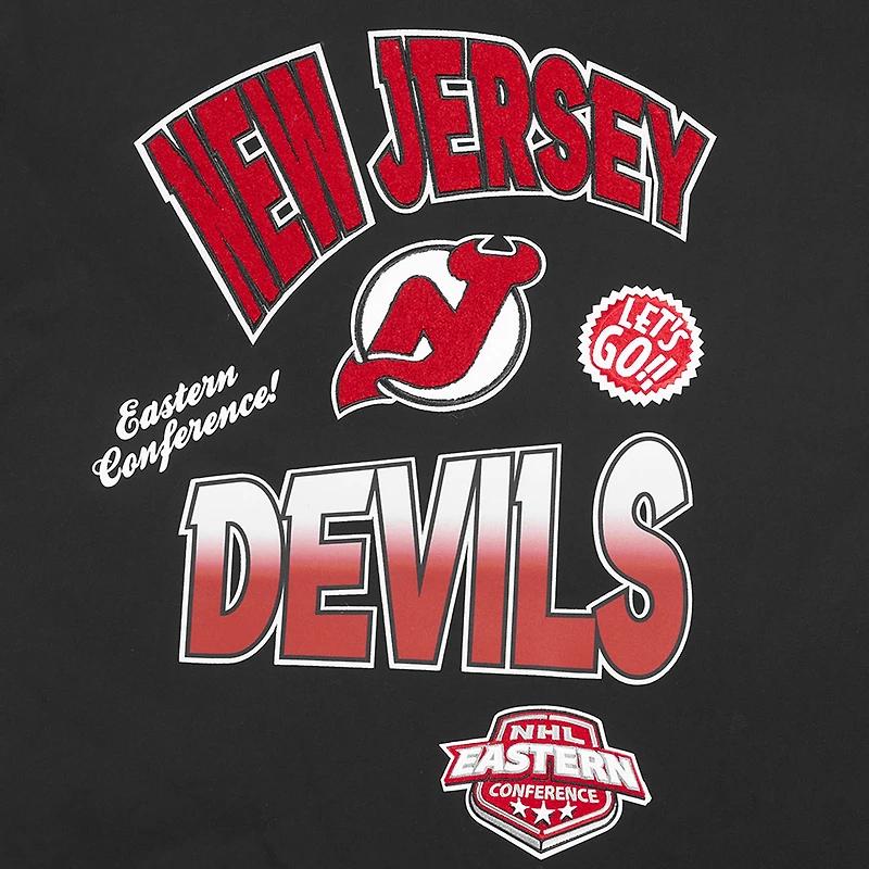 T-shirt noir Pro Standard pour homme des Devils du New Jersey Turn It Up