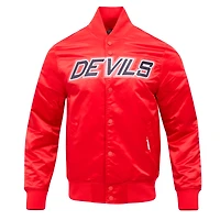 Men's Pro Standard Red New Jersey Devils Classic Satin Full-Snap Jacket