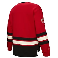Men's Red New Jersey Devils Heritage Lace-Up Pullover Sweatshirt