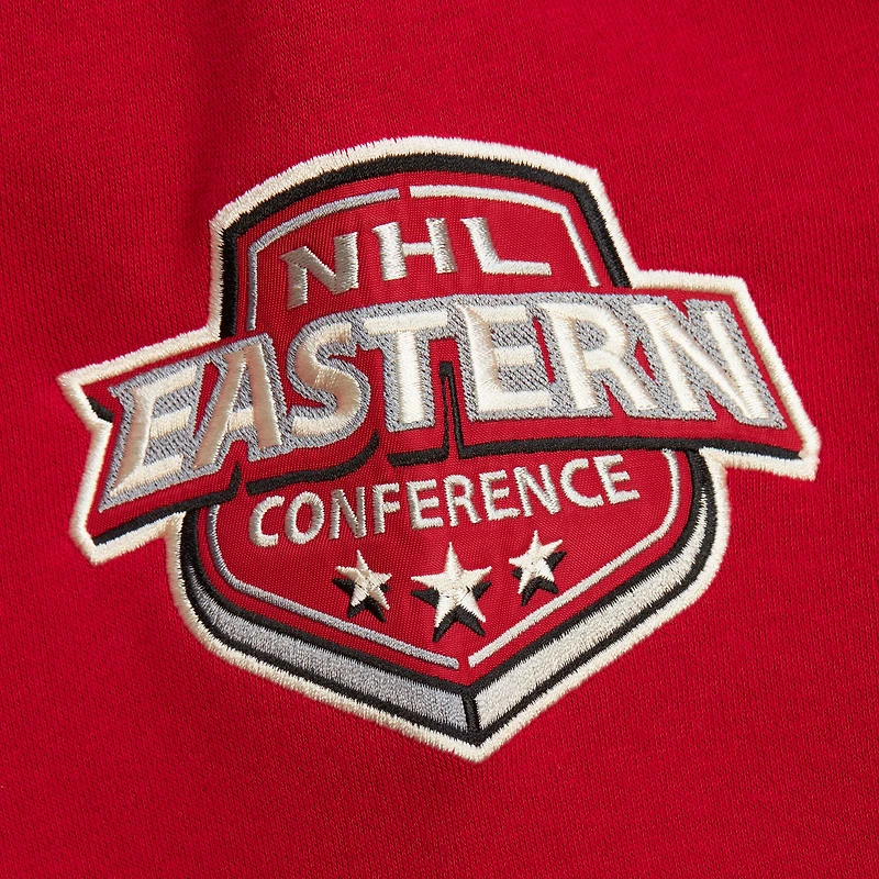 Men's Red New Jersey Devils Heritage Lace-Up Pullover Sweatshirt