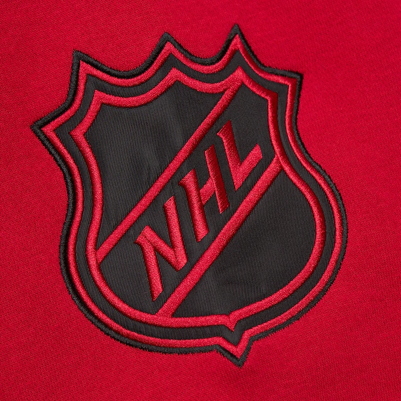 Men's Red New Jersey Devils Heritage Lace-Up Pullover Sweatshirt