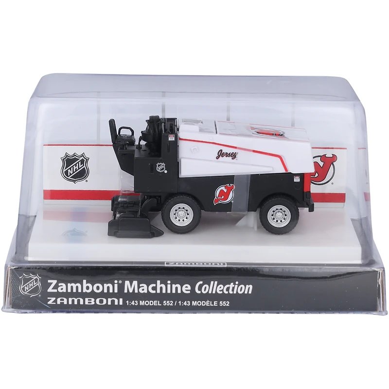 Zamboni moulée sous pression à l'échelle 1:43 des Devils du New Jersey