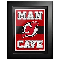 New Jersey Devils - 12'' x 16'' Man Cave Framed Artwork