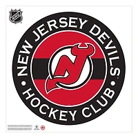 Devils du New Jersey - 36'' x 36'' Team Repositional Stripe Design Vinyl Sticker Mural