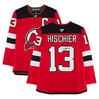 Maillot premium dédicacé par Nico Hischier des Devils du New Jersey, Red Fanatics