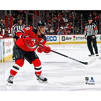 Ondrej Palat, joueur non signé des Devils du New Jersey, prend une photo