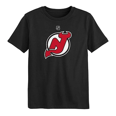 Preschool Outerstuff Black New Jersey Devils Primary Logo T-Shirt