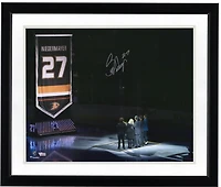 Scott Niedermayer New Jersey Devils Autographed 16" x 20" Banner Raising Photograph