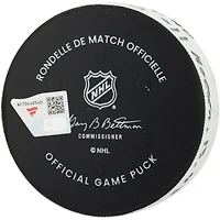 Stefan Noesen New Jersey Devils Game-Used Goal Puck vs. Utah Mammoth on December 19, 2025
