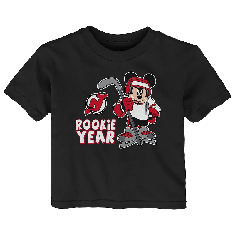 Ensemble t-shirt et short Disney Rookie Year des New Jersey Devils pour tout-petit