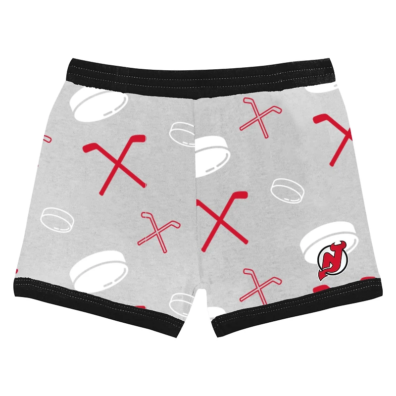 Ensemble t-shirt et short Disney Rookie Year des New Jersey Devils pour tout-petit