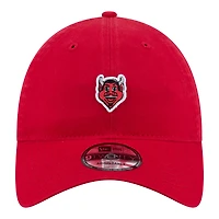 Casquette unisexe New Era rouge New Jersey Devils avec écusson mascotte 9TWENTY