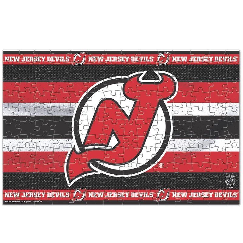 Puzzle WinCraft de 150 pièces représentant l'équipe des Devils du New Jersey