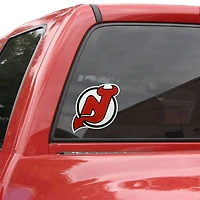 Décalque de couleur du logo de l'équipe des Devils du New Jersey 7,5 po x 7,5 po