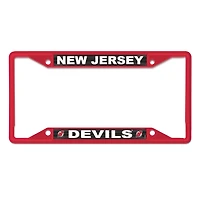 Cadre de plaque d'immatriculation WinCraft New Jersey Devils chromé