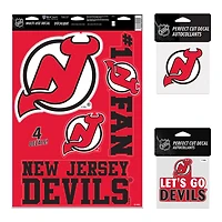 Pack de décalcomanies WinCraft New Jersey Devils