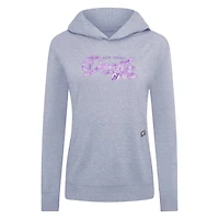 Women's Levelwear  Heather Gray New Jersey Devils Hockey Fights Cancer Relay Pullover Hoodie