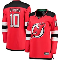 Women's Fanatics Daniel Sprong Red New Jersey Devils Home Breakaway Player