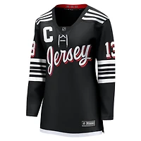 Fanatics pour femmes Nico Hischier noir New Jersey Devils Alternate Premier Breakaway Player Maillot