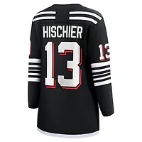 Women's Fanatics Nico Hischier Black New Jersey Devils Alternate Premier Breakaway Player